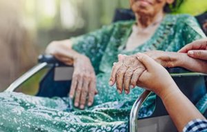 a woman uses Senior Respite Care in MD