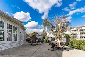 patio area