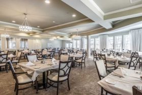 ballroom at salisbury senior living center